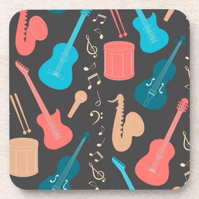 Porta-copo Padrão de música (Frente)