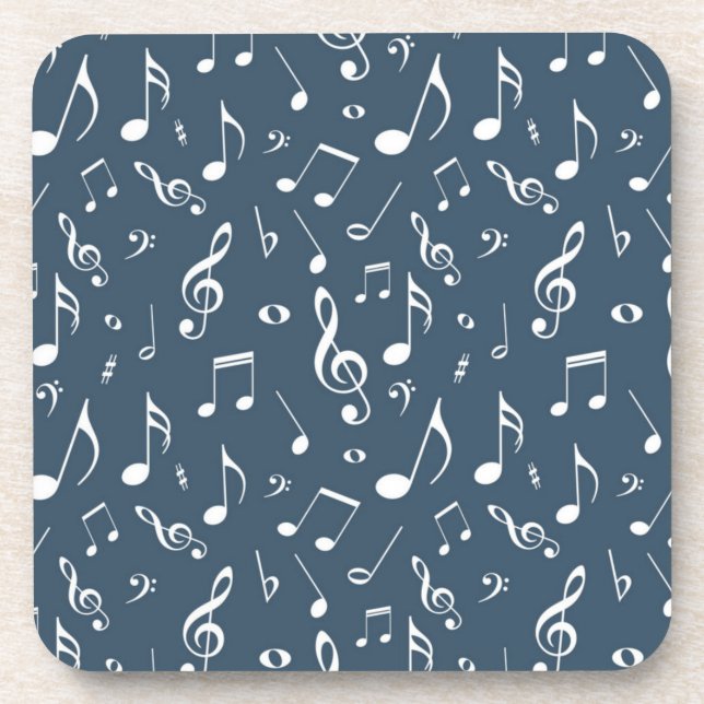 Porta-copo Padrão de música (Frente)