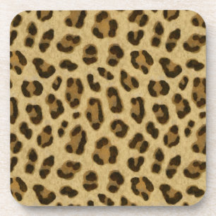 Porta-copo Padrão de Pele de Impressão de Animais do Leopar