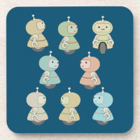 Padrão de Robô Retroativo em Cute