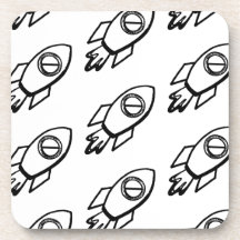 Padrão de Sketch do Foguete Voador