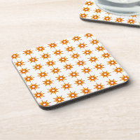 Padrão de Starburst Laranja Moderno do Século médi
