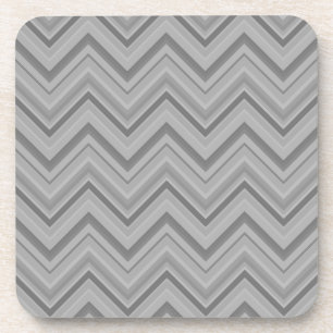 Porta-copo padrão de stripes de cinza
