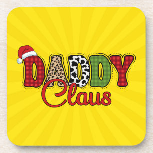 Porta-copo Padrão de Xadrez do pai Claus-60095