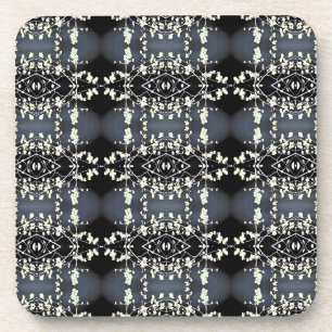 Porta-copo Padrão decorativo preto e branco