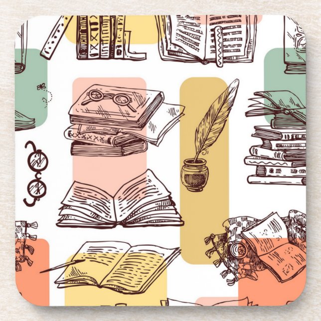 Porta-copo Padrão do livro (Frente)
