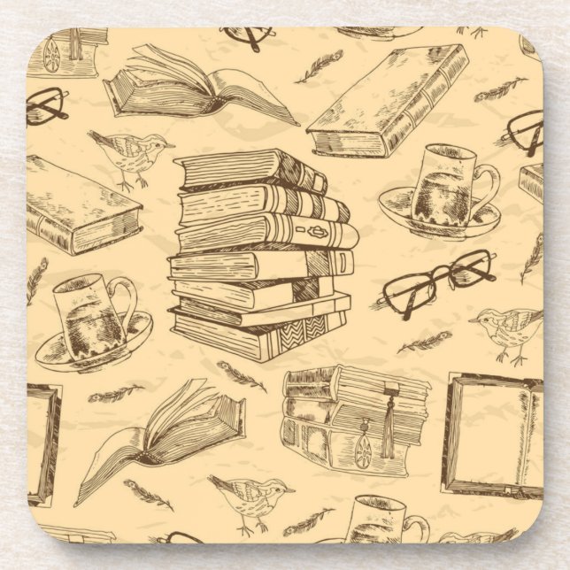 Porta-copo Padrão do livro (Frente)