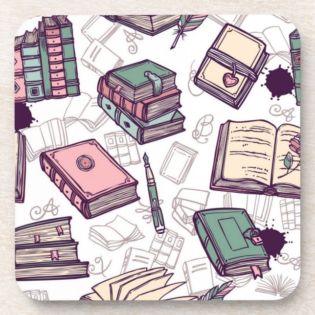 Porta-copo Padrão do livro (Frente)