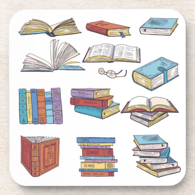 Porta-copo Padrão do livro (Frente)