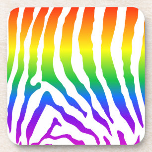 Porta-copo Padrão do Rainbow Zebra