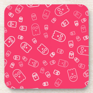 Porta-copo padrão fantasma