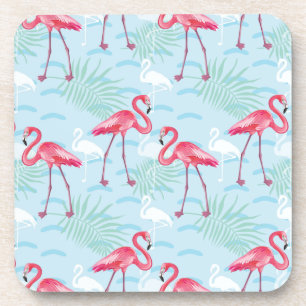 Porta-copo Padrão Flamingo