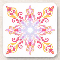 Padrão Floral Colorido de Mandala
