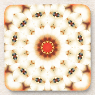 Porta-copo Padrão Floral de Creme de Sonho Suave