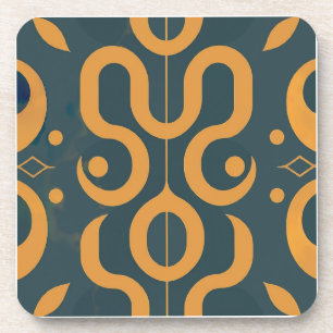 Porta-copo Padrão geométrico