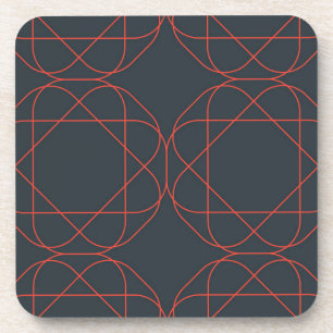 Porta-copo Padrão geométrico moderno, simples, fofo e lúdico