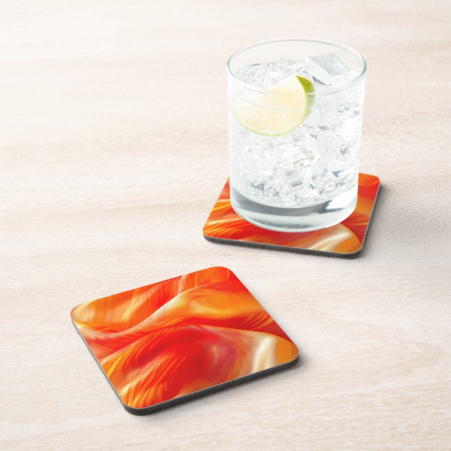 Porta-copo Padrão Laranja (Lado Direito)