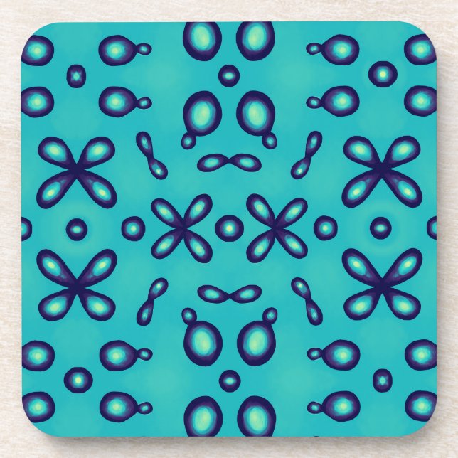 Porta-copo Padrão Orbital Atômica de Química Orgânica (Frente)