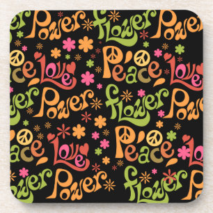 Porta-copo Padrão Peace plus Love