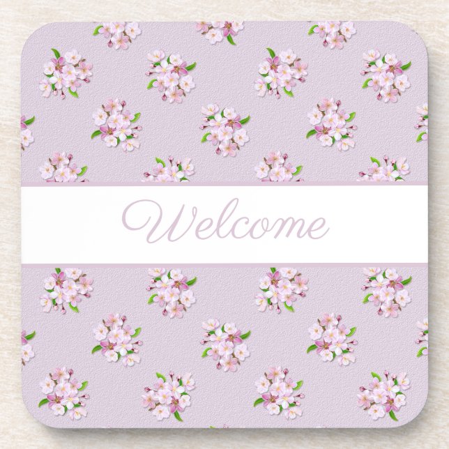 Porta-copo Padrão retrofloral (Frente)
