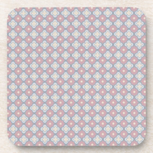 Porta-copo Padrão rosa e azul