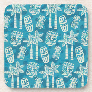 Porta-copo Padrão Tiki Moderno Retro de Meados do Século