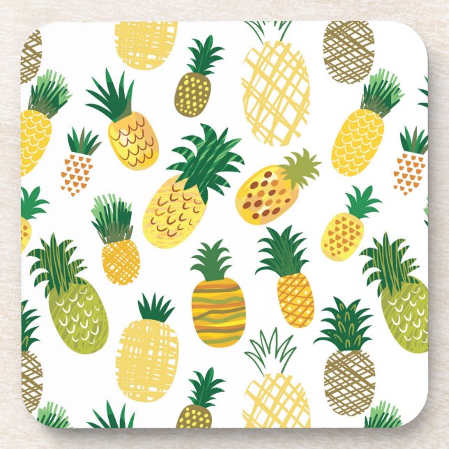 Porta-copo Padrão Trendy Pineapple (Frente)