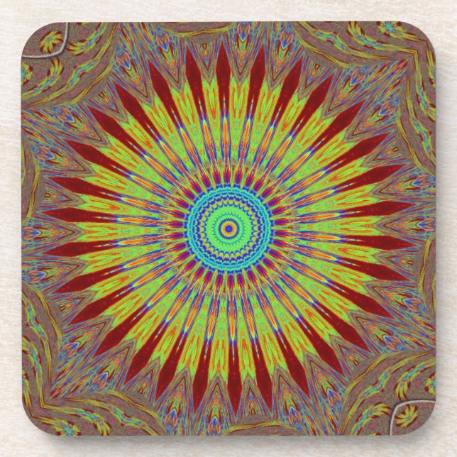 Porta-copo Padrão tribal africano de tapetes iranianos.jpg (Frente)