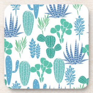 Porta-copo Padrão vegetal