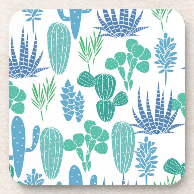 Porta-copo Padrão vegetal (Frente)