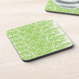 Porta-copo Padrão Verde Lima Grunge - Decoração Abstrata de V