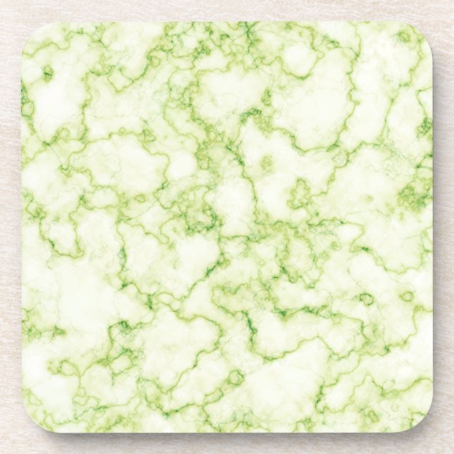 Porta-copo Padrão Verde Marble (Frente)