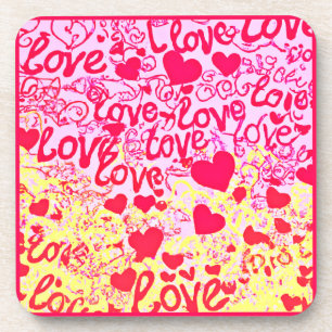 Porta-copo Padrões de Cores Vibrantes