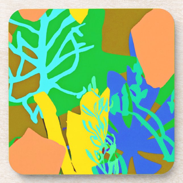 Porta-copo Padrões de Oceano Bonito. Comprar Agora (Frente)