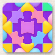 Padrões Geométricos Abstratos Coloridos