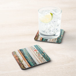 Porta-copo padrões mistos chiques