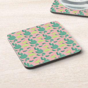 Porta-copo Padronizado de Fruta Verde Rosa Verde Goiaba