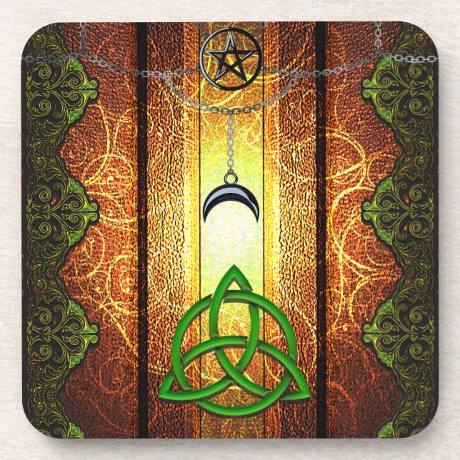 Porta-copo Pagan Tome Dark Magic Spells Wiccan & Witchcraft 1 (Frente)