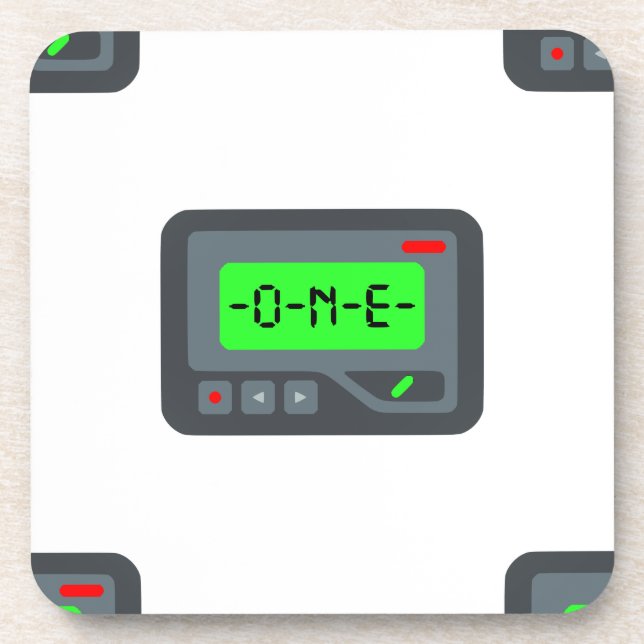 Porta-copo pager emoji (Frente)