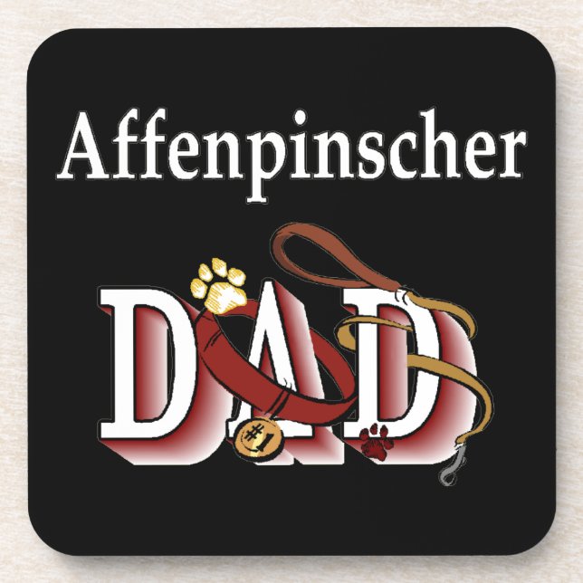 Porta-copo Pai Affenpinscher (Frente)