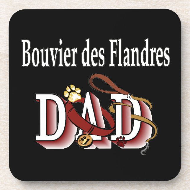 Porta-copo Pai Bouvier des Flandres (Frente)