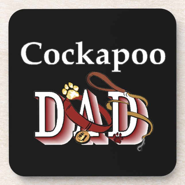 Porta-copo Pai Cockapoo (Frente)