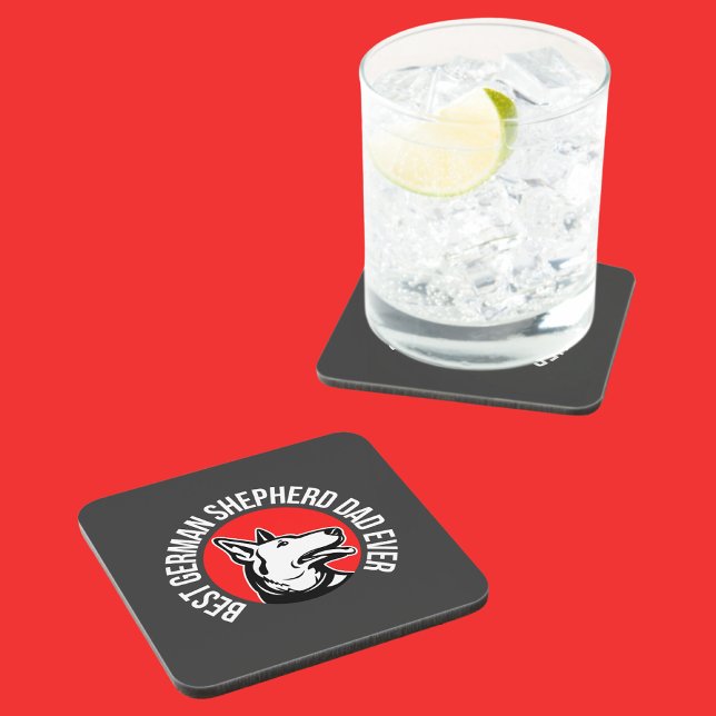 Porta-copo Pai german shepherd, Pai Cachorro (Criador carregado)