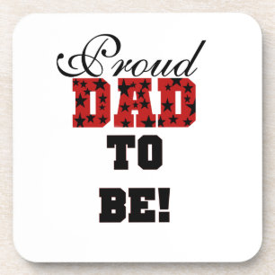 Porta-copo Pai Orgulhoso Vermelho e Negro para Presentes