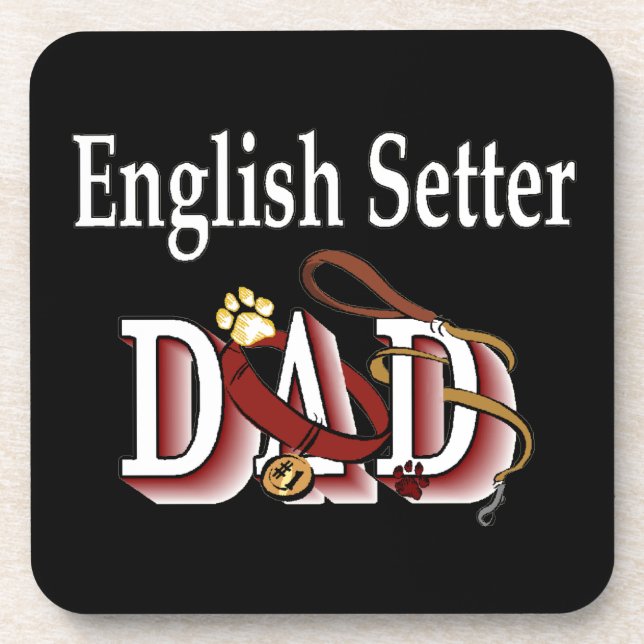Porta-copo Pai Setter Inglês (Frente)