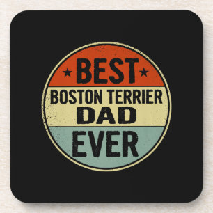 Porta-copo Pai Terrier Mens Best Boston Ever Estilo Retroativ
