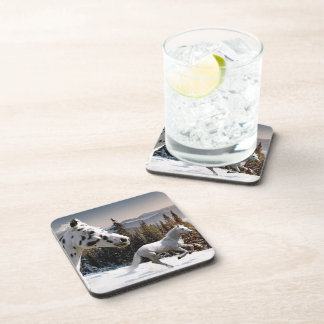 Porta-copo País das maravilhas do inverno