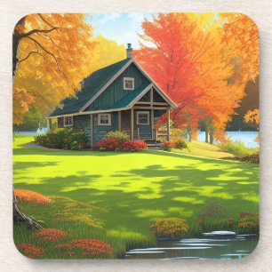 Porta-copo Paisagem com fundo natural-46556