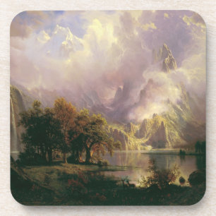 Porta-copo Paisagem de Montanha Rochosa Cenário Majestoso