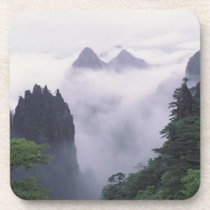 Porta-copo Paisagem do Mt. Huangshan (Montanha Amarela) em